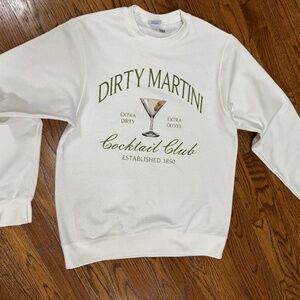 Dirty Martini Cocktail Club Sweatshirt | Size Small | New